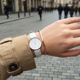 RELOJ HANNAH MARTIN ANFIELD WHITE + BRAZALETE - Wayano Store