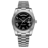 RELOJ NIBOSI WINDSOR BLACK SILVER Wayano Store