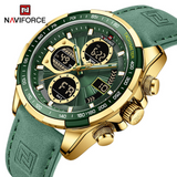 RELOJ NAVIFORCE AQUA GREEN GOLD