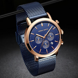 RELOJ HANNAH MARTIN RIVER BLUE GOLD