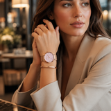 RELOJ HANNAH MARTIN VENECIA LILAC + BRAZALETE Wayano Store