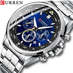 RELOJ CURREN BOSTON SILVER