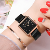 RELOJ HANNAH MARTIN MALIBU BLACK ROSE + BRAZALETE Wayano Store