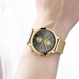 RELOJ HANNAH MARTIN RIVER DARK GOLD