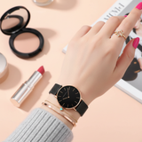 RELOJ HANNAH MARTIN FERRARA BLACK + BRAZALETE - Wayano Store