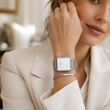 RELOJ HANNAH MARTIN MALIBU SILVER + BRAZALETE Wayano Store