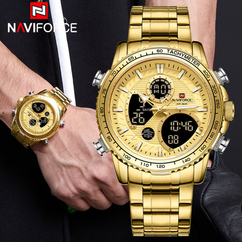 RELOJ NAVIFORCE FORCE GOLD