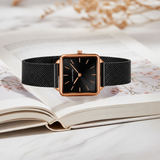 RELOJ HANNAH MARTIN MALIBU BLACK ROSE Wayano Store