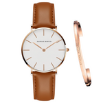 RELOJ HANNAH MARTIN ANFIELD BROWN + BRAZALETE