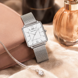 RELOJ HANNAH MARTIN MALIBU SILVER + BRAZALETE Wayano Store