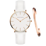 RELOJ HANNAH MARTIN ANFIELD WHITE + BRAZALETE - Wayano Store