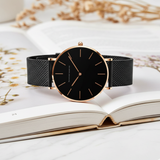 RELOJ HANNAH MARTIN FERRARA BLACK + BRAZALETE - Wayano Store