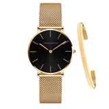 RELOJ HANNAH MARTIN SOUL GOLD + BRAZALETE