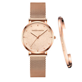 RELOJ HANNAH MARTIN VENECIA ROSE + BRAZALETE