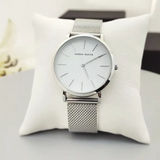 RELOJ HANNAH MARTIN SILVER MESH + BRAZALETE