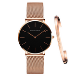 RELOJ HANNAH MARTIN SOUL ROSE GOLD + BRAZALETE