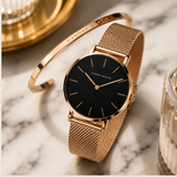 RELOJ HANNAH MARTIN SOUL ROSE GOLD + BRAZALETE Wayano Store