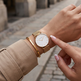 RELOJ HANNAH MARTIN GOLD MESH + BRAZALETE - Wayano Store