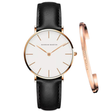 RELOJ HANNAH MARTIN ANFIELD BLACK ROSE + BRAZALETE - Wayano Store
