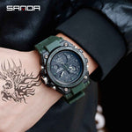 RELOJ SANDA MILITARY GREEN