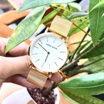 RELOJ HANNAH MARTIN GOLD MESH + BRAZALETE