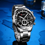 RELOJ CURREN EARTH SILVER