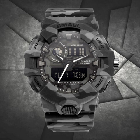 RELOJ SMAEL HIDE GRAY