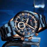 RELOJ CURREN EARTH BLUE