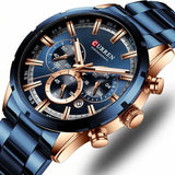 RELOJ CURREN EARTH BLUE